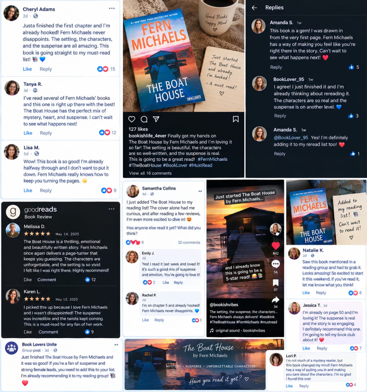 The Boat House — Reader reviews, book-club comments and social recommendations