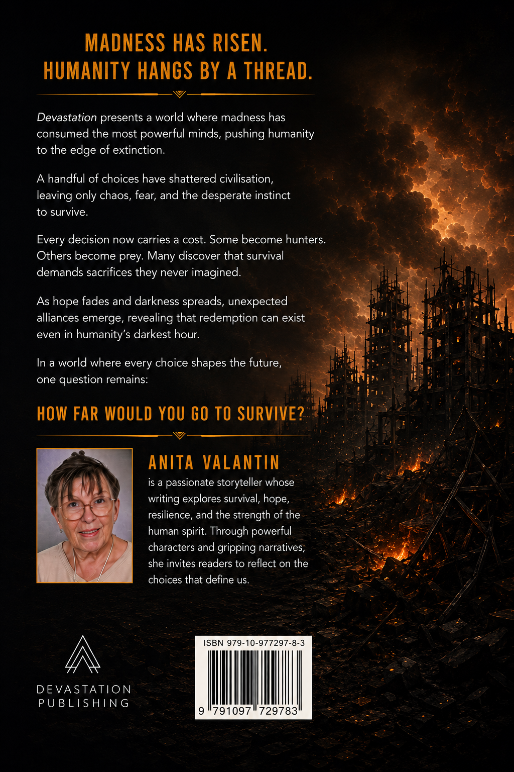 Devastation — Back cover